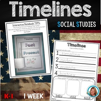 Preview of Timelines Kindergarten and 1st Grade Unit