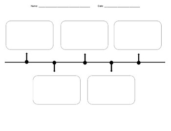 Preview of Variety Pages of Timeline Templates for Sequencing Events
