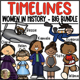 Timelines: Women in History BIG BUNDLE Kindergarten & 1st 