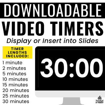 Preview of Timer Videos | Downloadable MP4 Files With Links to Google Drive & YouTube