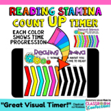 Timer for Reading Stamina: Count UP:  5, 10, 20, & 30 minu
