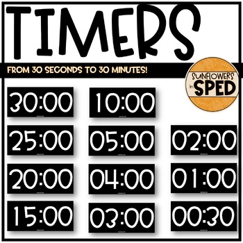 Preview of Timers for PowerPoint or Google Slides