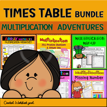 Preview of Times Table Bundle : Multiplication Adventures