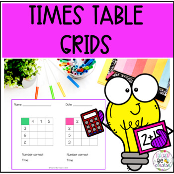 Preview of Times Table Grids -  Early Finishers
