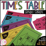 Times Table Multiplication Bingo