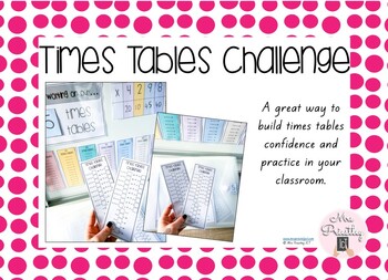 Preview of Times Tables Challenge
