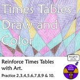 Times Tables Draw and Color