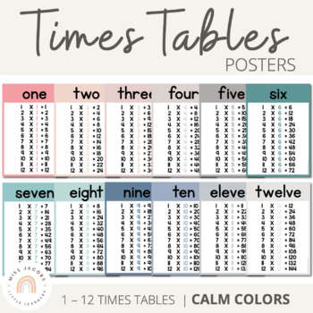 Large Times Tables Activity Workbook With Gold Stars & Pull out Poster Education for sale online 