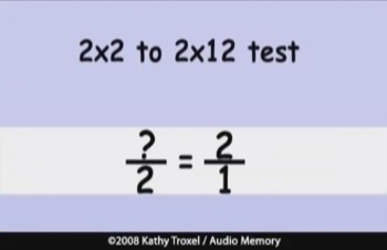 Preview of Times Tables Practice 2s to 4s with Fractions by Kathy Troxel
