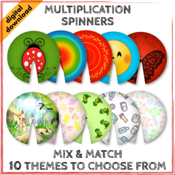 times tables wheels multiplication spinners for teachers parents students