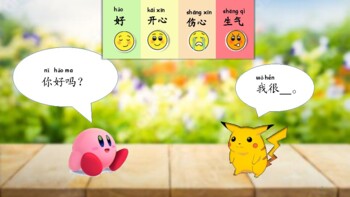Times of The Day with Kirby and Pikachu by Ms Liu Mandarin Class