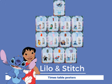 Times table posters - Lilo & Stitch