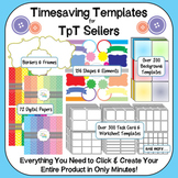 TPT Sellers Toolkit | Task Card Template | Digital Paper |