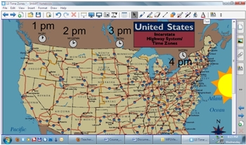 Preview of Timezones on Smartboard for Earth Science Regents Class