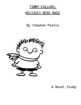 Preview of Timmy Failure Novel Study & Language Therapy Guide digital distance learning
