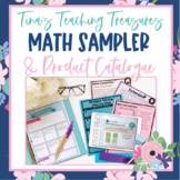 Tina's Teaching Treasures Math Sampler and Math Product Ca