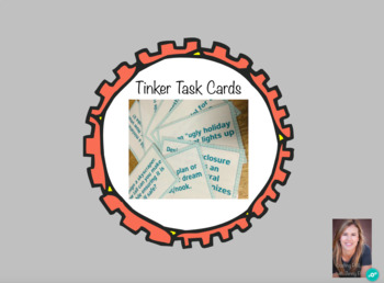 Preview of Printable Tinker Time Task Cards