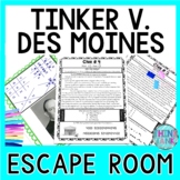 Tinker v Des Moines ESCAPE ROOM Activity - Reading Passage