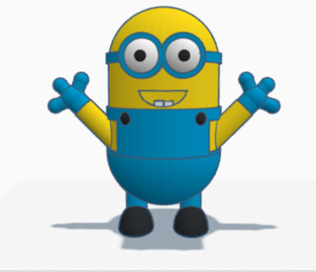 Preview of TinkerCAD Minion - 3D Printing