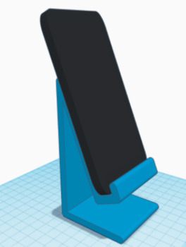 Preview of TinkerCAD Phone Cradle - 3D Printing