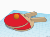 TinkerCAD Table Tennis (Ping Pong) - 3D Printing