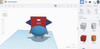 Preview of TinkerCAD practice tools and create a monster (part 2)