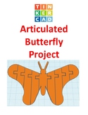 TinkerCAD step-by-step instructions for Articulated Butterfly
