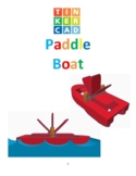 TinkerCAD step-by-step instructions for Paddle Boat