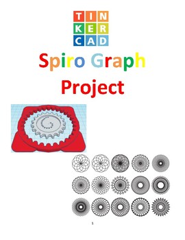 Preview of TinkerCAD step-by-step instructions for Spiro Graph