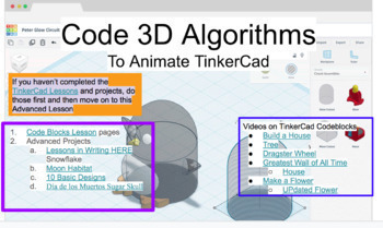 Preview of TinkerCad CodeBlocks: Distance Learning Covid Code
