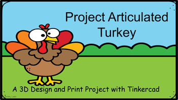 Preview of Tinkercad 3D Printed Articulated Turkey