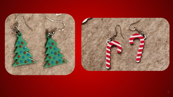 Preview of Tinkercad 3D Printed Christmas Earring Bundle