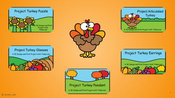 Preview of Tinkercad 3D Printed Thanksgiving Bundle
