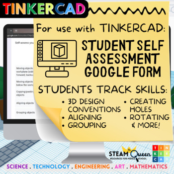 Preview of Tinkercad Self-Assessment: A Google Form for Tracking Student Progress