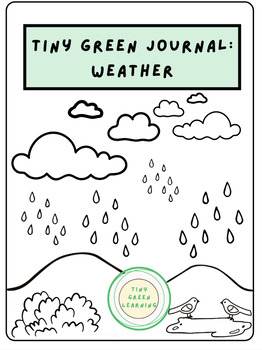 Preview of Tiny Green Journal: Weather!