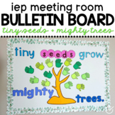 Tiny Seeds Grow Mighty Trees Bulletin Board Display | IEP 