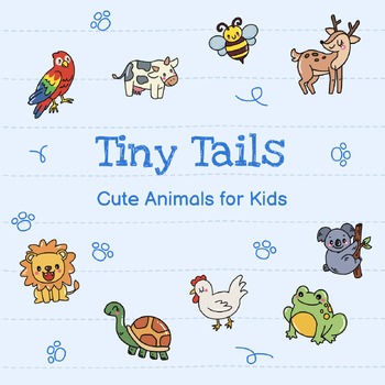Preview of Tiny Tails: Cute Animals Clipart