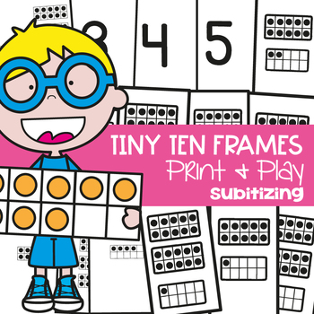 Ten Frame Math Center Activity Games Tiny Ten Frames By From The