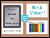 Backgrounds and Layouts for TpT and TinyTap Activities