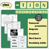 Tion Word Work Activities