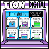 Tion Words Google Classroom Interactive Slides l Digital Learning