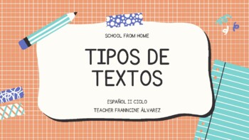Preview of Tipos de Texto