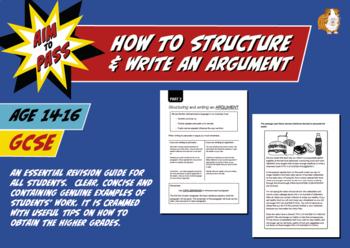 Preview of Tips For GCSE Students On Structuring And Writing An Argument (14-16 years)
