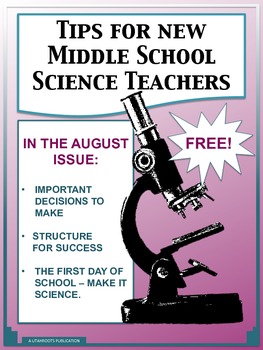 Preview of Tips For New Middle School Science Teachers