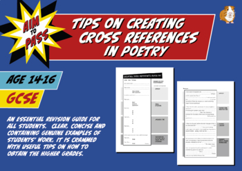 Preview of Tips On Creating Cross References In Poetry For GCSE English (14-16 years)