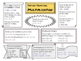 Tips and Tricks for Multiplication and Division - referenc
