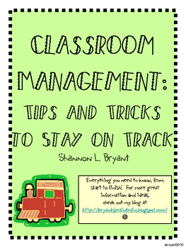 Preview of Back to School Classroom Management (Train Theme)