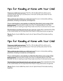 Tips for Reading at Home With Your Child