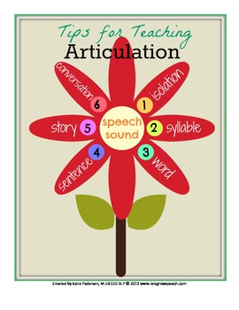 Preview of Tips for Teaching Articulation FREEBIE