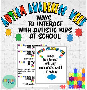 Preview of Tips for communicating effectively with autistic children At School |Autism Week